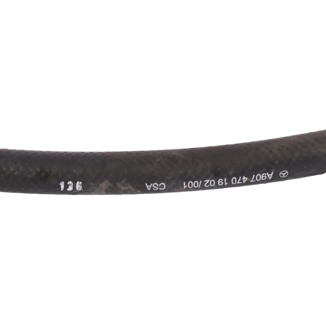 Mercedes W907 OM654 Tubo combustible Manguera Línea retorno - SKU A6540701902 - Número de pieza A6540701902