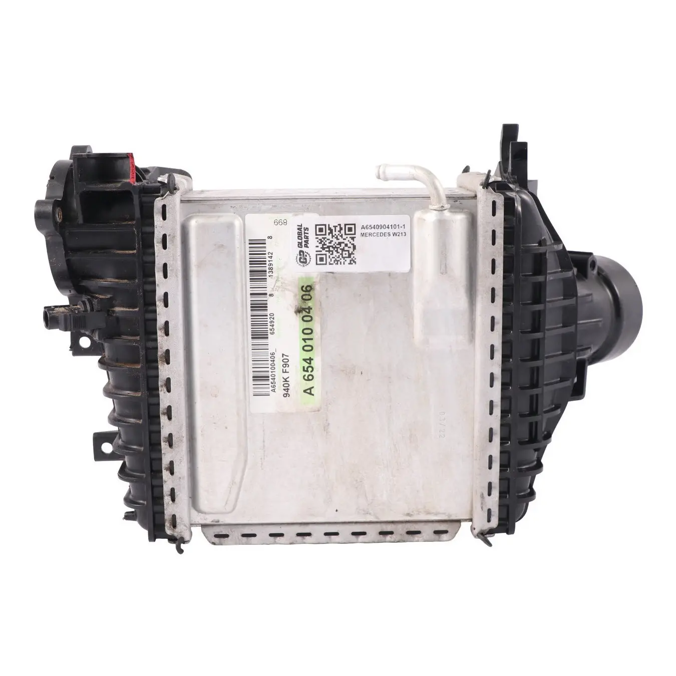 Mercedes W213 OM654 Diesel Intercooler aria carica radiatore A6540900100