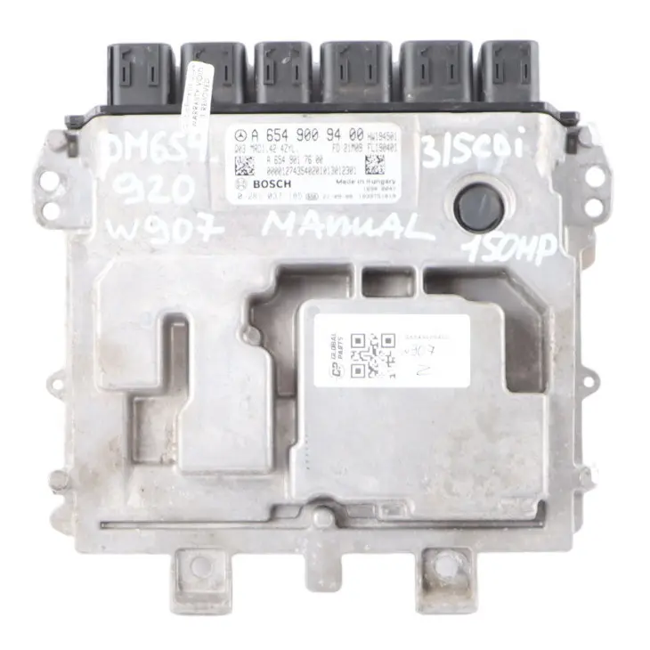 Mercedes W447 W907 W910 Engine Control Unit Module ECU A6549009400