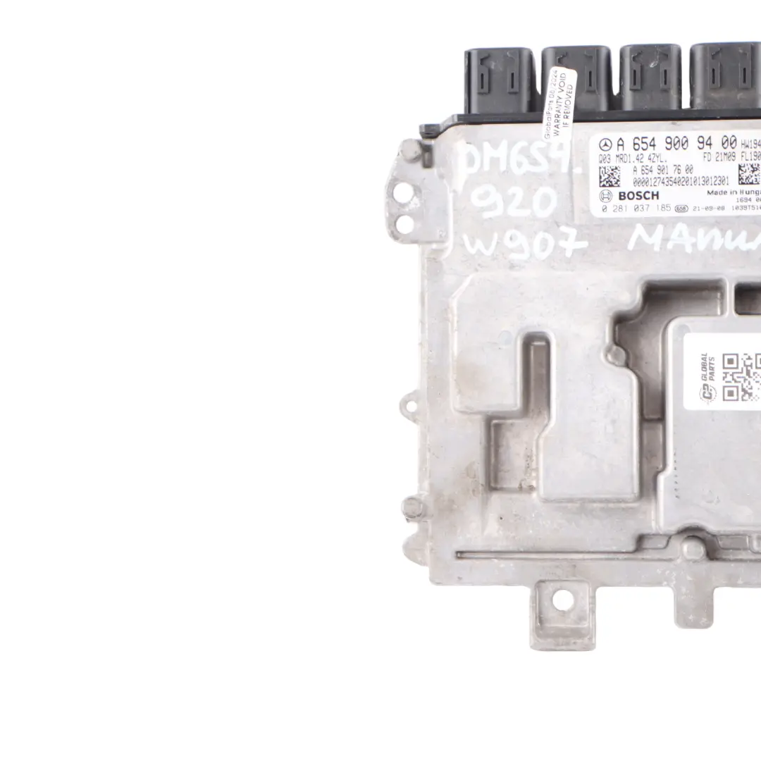 W907 W910 Engine Control Unit Module ECU to Mercedes W447 with Part number A6549009400 Mercedes W447 W907 W910 Engine Control Unit Module ECU - SKU A6549009400 - Part number A6549009400