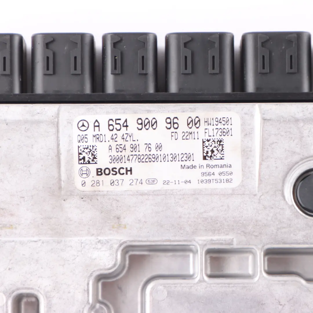 A180 CDI OM654.920 Engine Control Unit Module ECU to Mercedes W177 with Part number A6549009600 Mercedes W177 A180 CDI OM654.920 Engine Control Unit Module ECU - SKU A6549009600-1 - Part number A6549009600