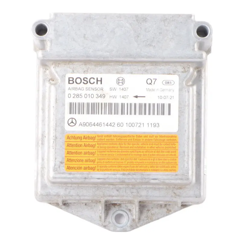 ECU Steuergerät Airbagsteuergerät für Mercedes Sprinter W906 mit Teilenummer A9064461442 Mercedes Sprinter W906 ECU Steuergerät Airbagsteuergerät - SKU A9064461442 - Teilenummer A9064461442