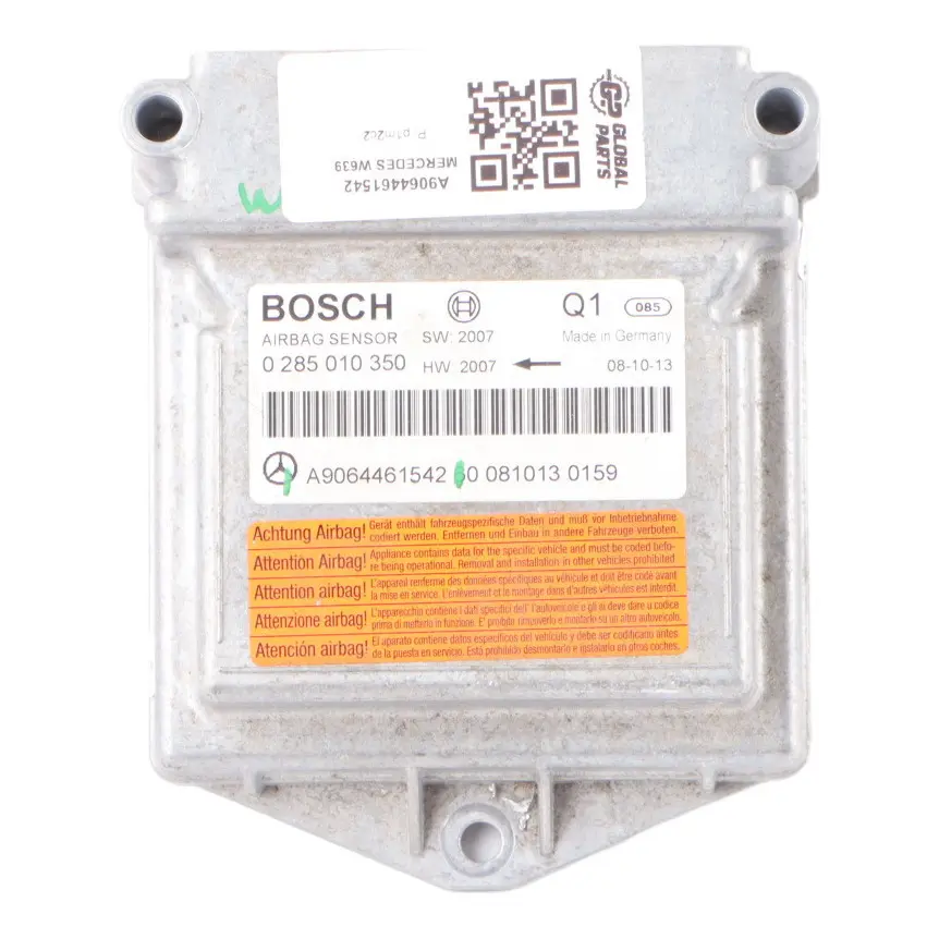 Moduł Sterownik Airbag do Mercedes Vito W639 Sprinter W906 o numerze A9064461542 Mercedes Vito W639 Sprinter W906 Moduł Sterownik Airbag - SKU A9064461542 - Numer Części A9064461542