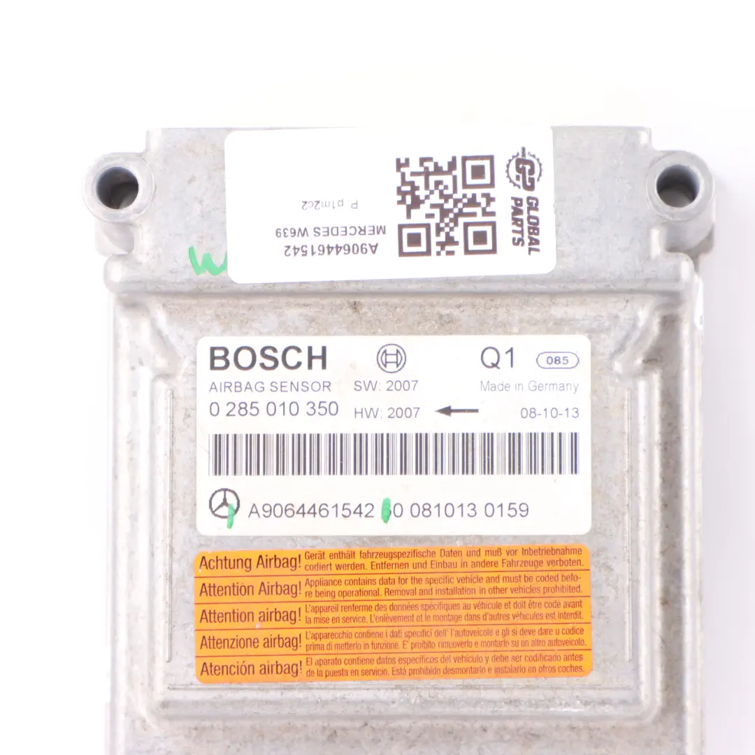  Modulo aria Mercedes W639 Sprinter W906 Unità controllo Sensore ECU - SKU A9064461542 - Numero di parte A9064461542