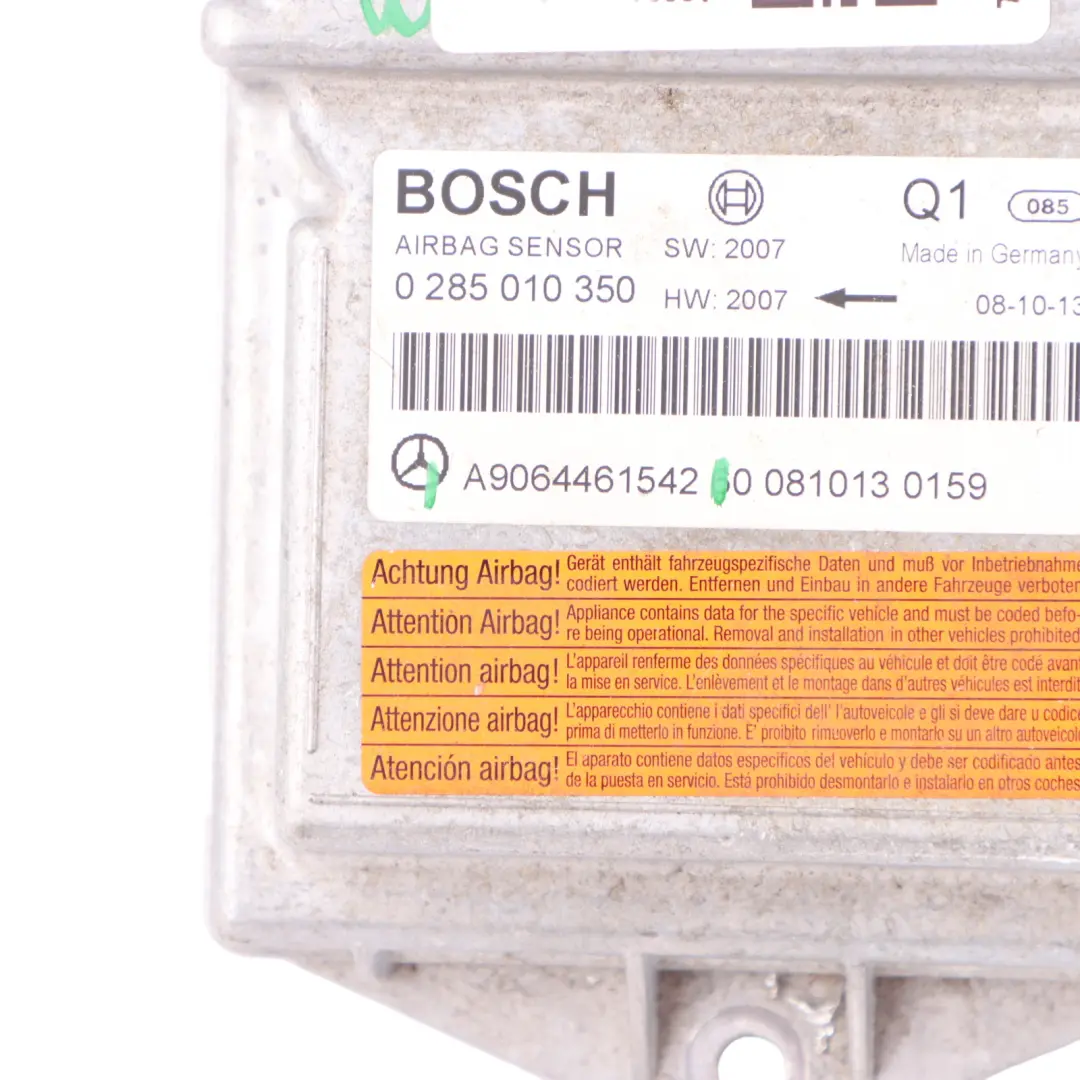 Air Module Mercedes Vito W639 Sprinter W906 Control Unit ECU Sensor - SKU A9064461542 - Part number A9064461542