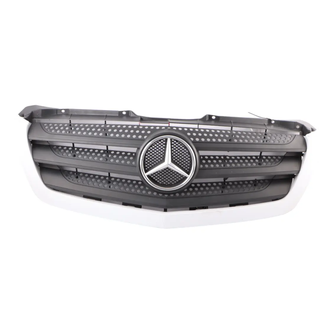 Front Grille Hood Radiator Covering Trim Arctic White to Mercedes Sprinter W906 with Part number A9068880523 Mercedes Sprinter W906 Front Grille Hood Radiator Covering Trim Arctic White - SKU A9068880523-ARW - Part number A9068880523