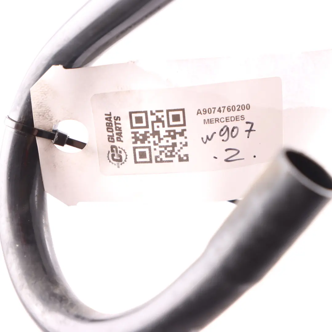 Vent Pipe Mercedes Sprinter W907 Fuel Tank Breather Ventilation Line to with Part number A9074760200 Vent Pipe Mercedes Sprinter W907 Fuel Tank Breather Ventilation Line - SKU A9074760200 - Part number A9074760200