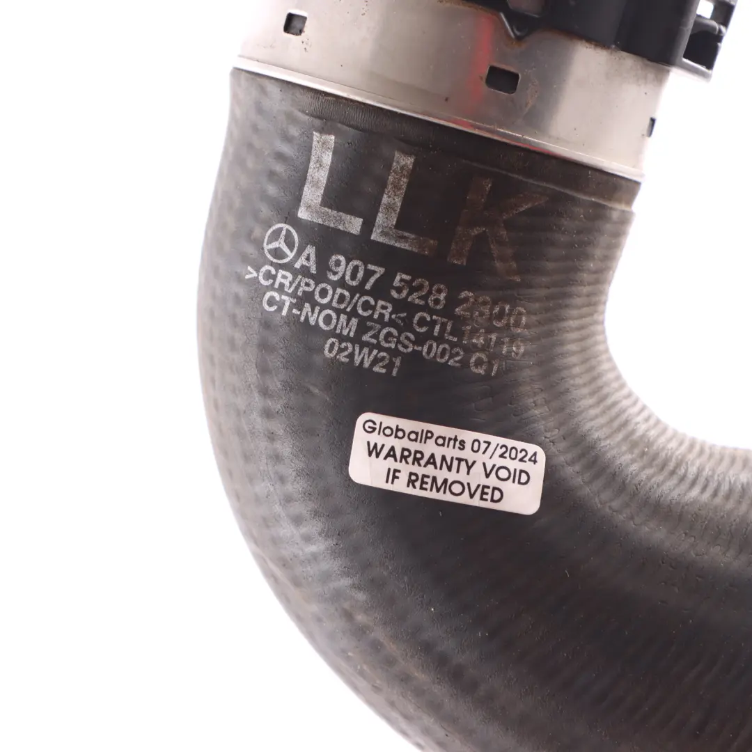 W907 Ladeluftkühler Links Schlauch Luftleitung für Mercedes Sprinter mit Teilenummer A9075282300 Mercedes Sprinter W907 Ladeluftkühler Links Schlauch Luftleitung - SKU A9075282300 - Teilenummer A9075282300