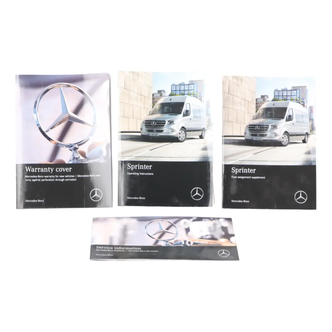 W907 Owner's Manual Service Booklet Fuse Diagram to Mercedes Sprinter with Part number A9075845506 Mercedes Sprinter W907 Owner's Manual Service Booklet Fuse Diagram - SKU A9075845506 - Part number A9075845506