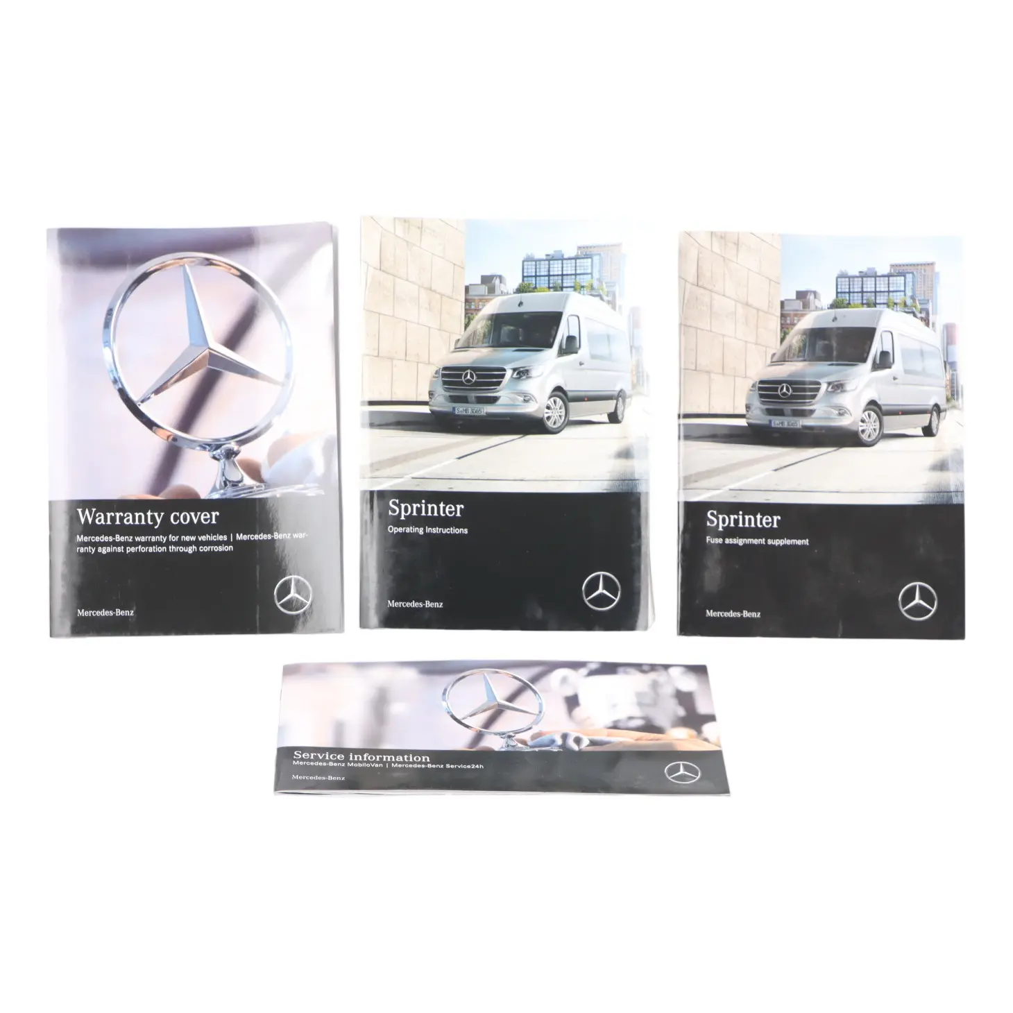 Mercedes Sprinter W907 Owner's Manual Service Booklet Fuse Diagram A9075845506