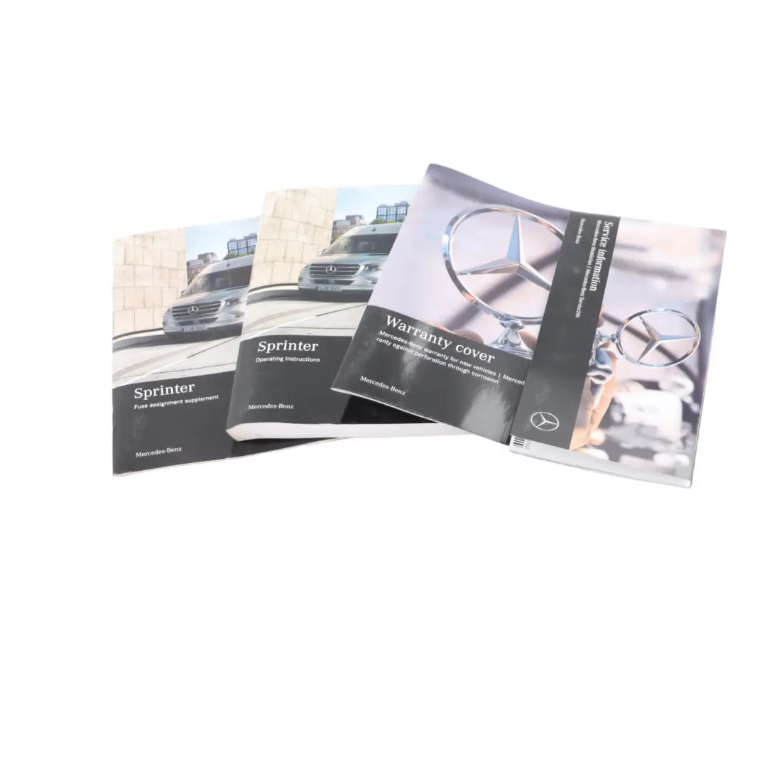 W907 Owner's Manual Service Booklet Fuse Diagram to Mercedes Sprinter with Part number A9075845506 Mercedes Sprinter W907 Owner's Manual Service Booklet Fuse Diagram - SKU A9075845506 - Part number A9075845506