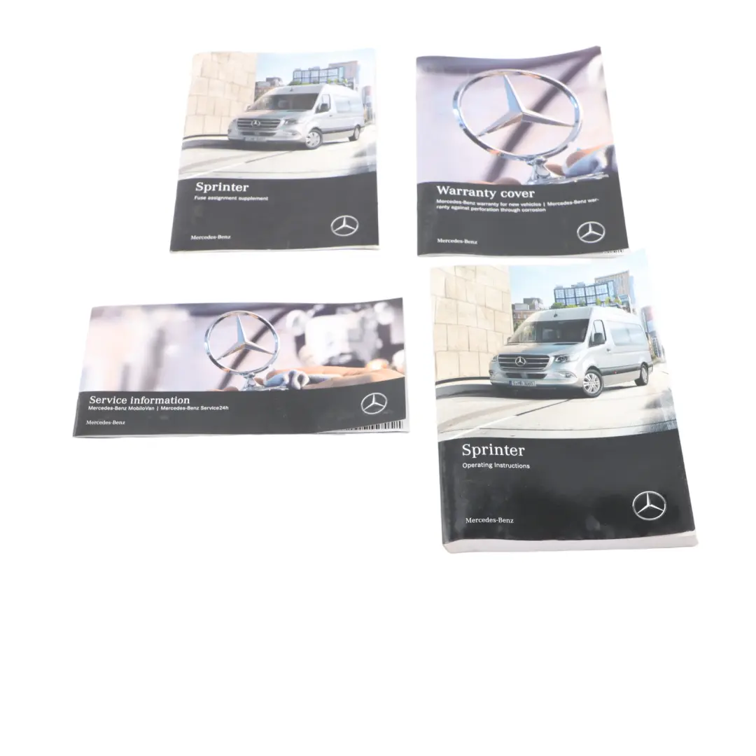 Mercedes Sprinter W907 Owner's Manual Service Booklet Fuse Diagram - SKU A9075845506 - Part number A9075845506
