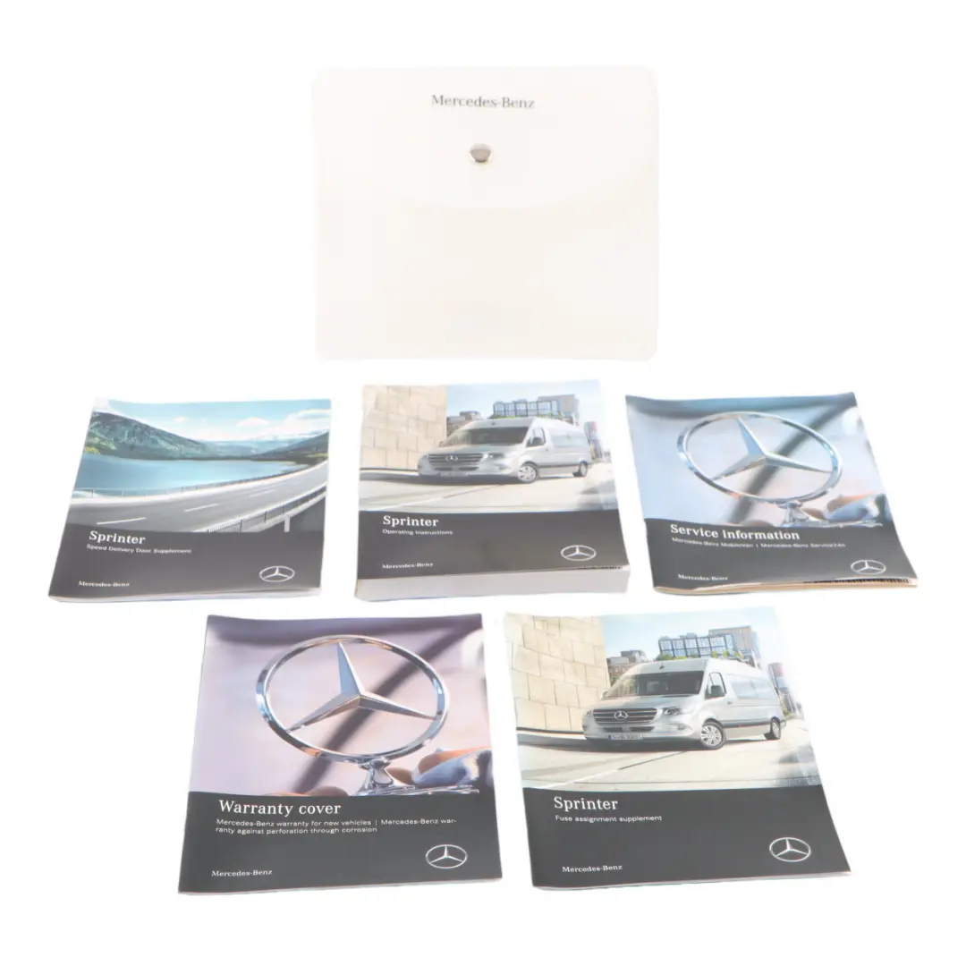 W907 Owner's Handbook Book Instructions Manual Case Wallet to Mercedes with Part number A9075847008 Mercedes W907 Owner's Handbook Book Instructions Manual Case Wallet - SKU A9075847008 - Part number A9075847008