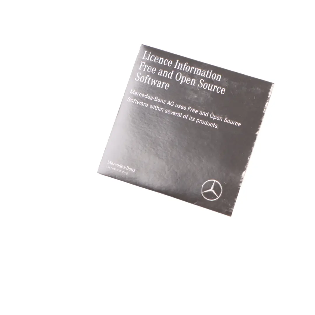W907 Open Source Software CD Licence Information to Mercedes Sprinter with Part number A9078272500 Mercedes Sprinter W907 Open Source Software CD Licence Information - SKU A9078272500 - Part number A9078272500