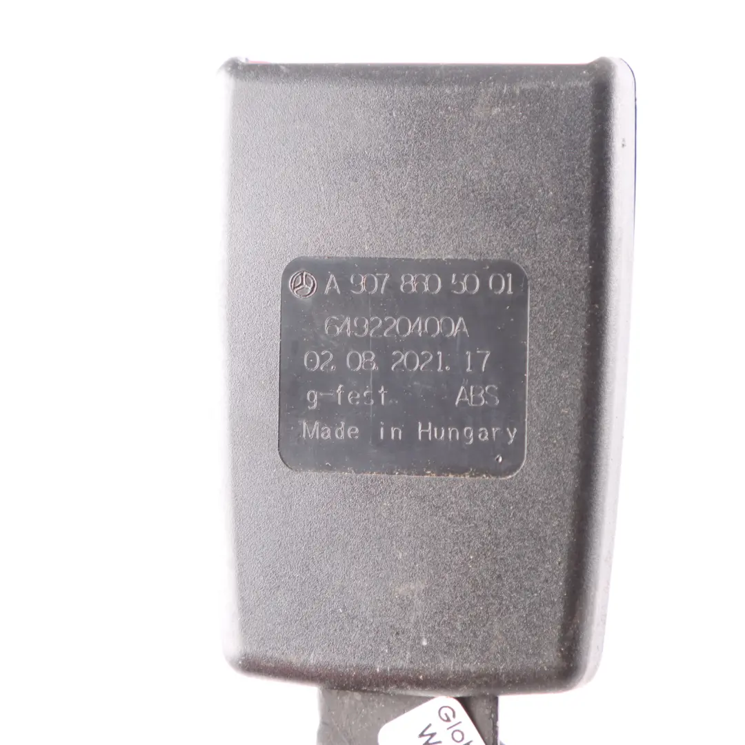  Loquet ceinture Mercedes W907 W910 Boucle sécurité gauche - SKU rhd-A9078605001 - Numéro de pièce A9078605001