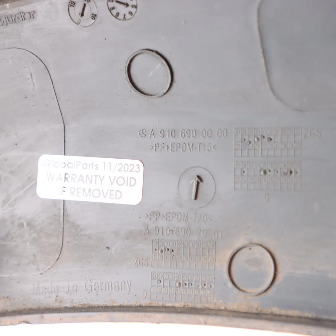Mercedes W907 W910 Parafango Pannello Striscia Copertura Rifinita - SKU A9106900000 - Numero di parte A9106900000