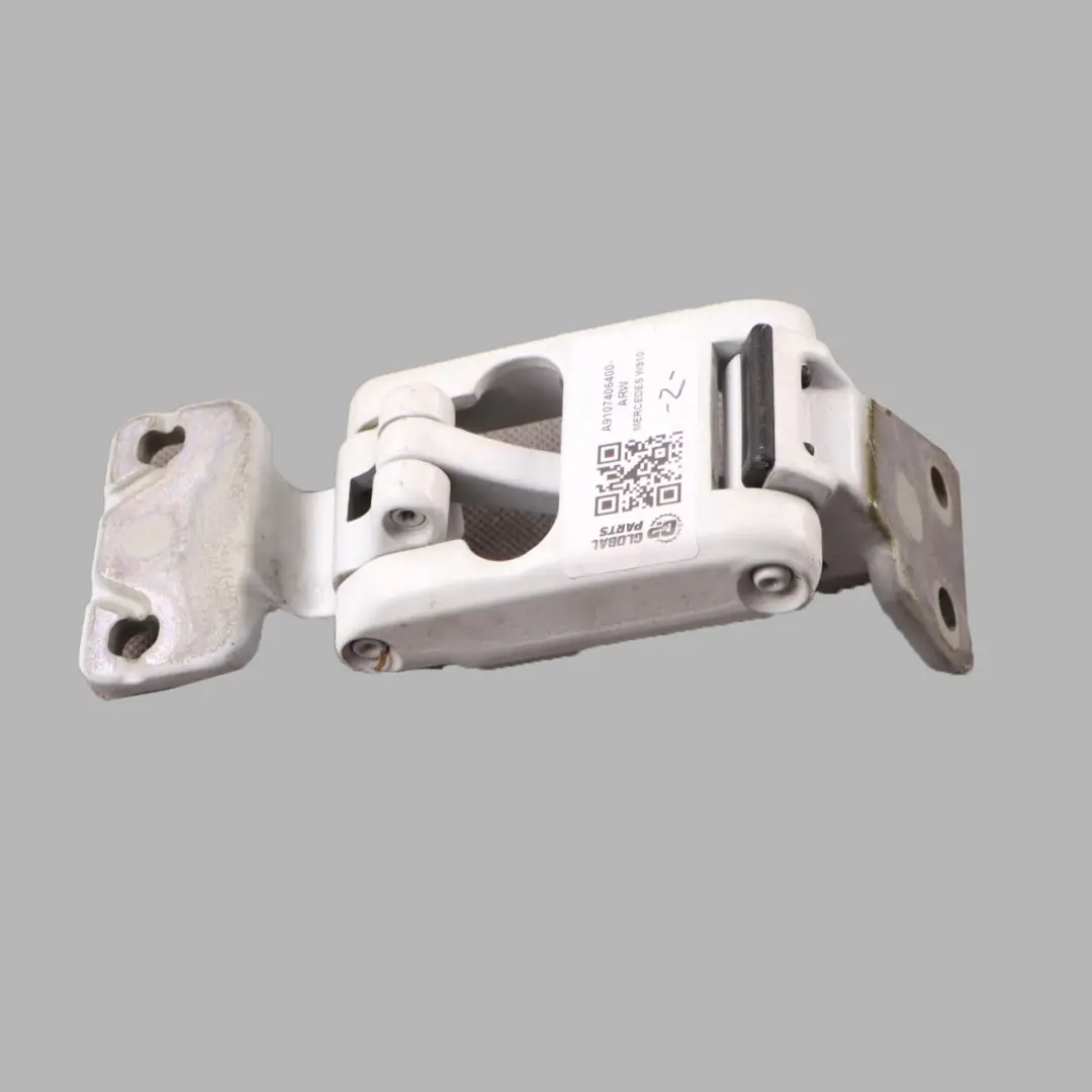  Door Hinge Mercedes W907 W910 Rear Right O/S Upper Arctic White - 9147 - SKU A9107406400-ARW - Part number A9107406400
