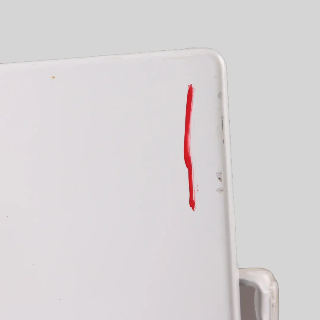 Mercedes W907 W910 Fuel Filler Flap Fill Tank Cover Cap Arctic White - 9147 - SKU A9107500000-ARW - Part number A9107500000