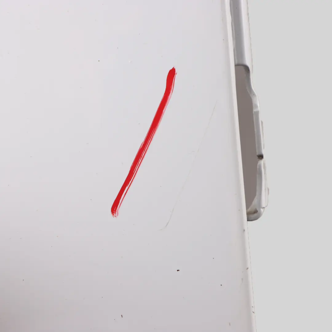Mercedes W907 W910 Fuel Filler Flap Fill Tank Cover Cap Arctic White - 9147 - SKU A9107500000-ARW - Part number A9107500000