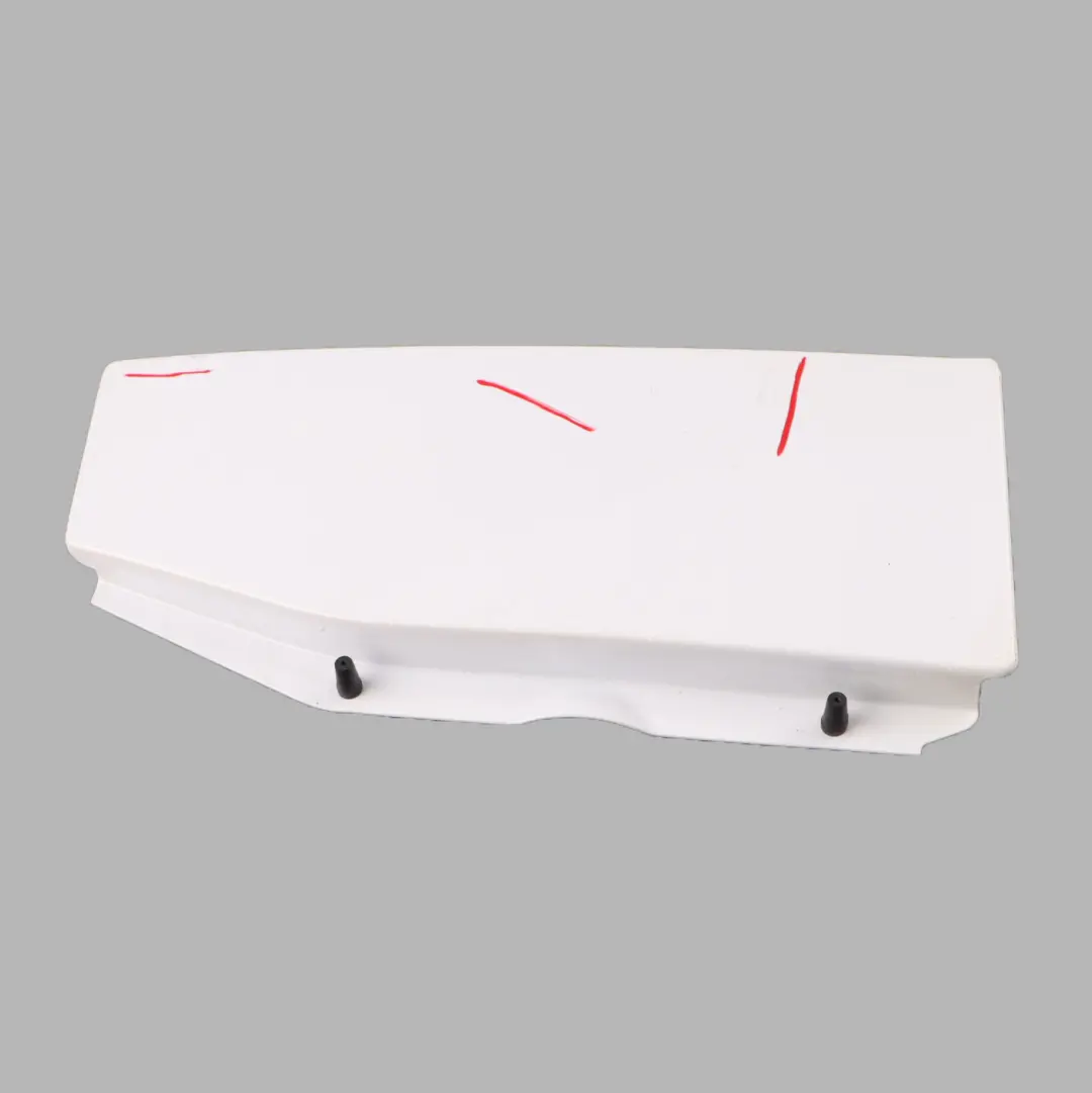 Mercedes W907 W910 Fuel Filler Flap Fill Tank Cover Cap Arctic White - 9147 - SKU A9107500000-ARW - Part number A9107500000