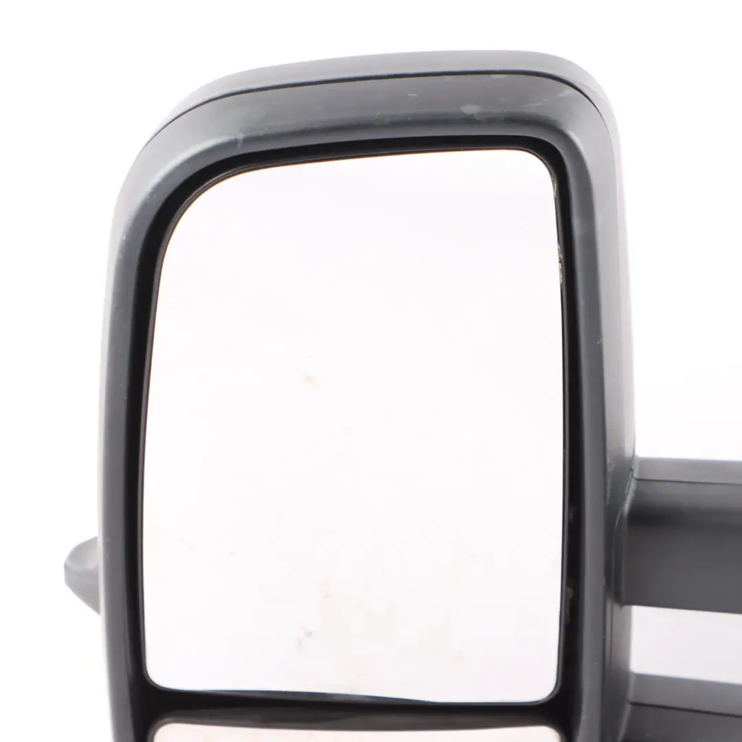 Mercedes W907 W910 Left N/S Heated Wing Mirror Black Primed - SKU rhd-A9108108302 - Part number A9108108302