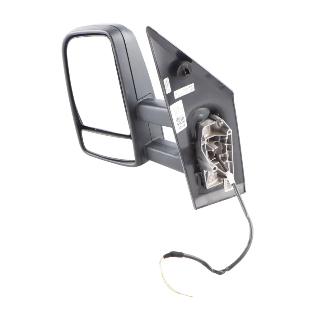 Mercedes W907 W910 Left N/S Heated Wing Mirror Black Primed - SKU rhd-A9108108302 - Part number A9108108302