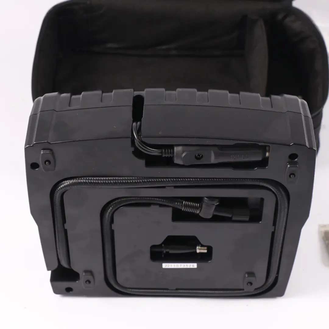 Arnold Clark Mobility System Tyre Compressor Sealant Bag Repair Kit to with Part number Arnold Clark Pump Arnold Clark Mobility System Tyre Compressor Sealant Bag Repair Kit - SKU Arnold-Clark-Pump - Part number Arnold Clark Pump