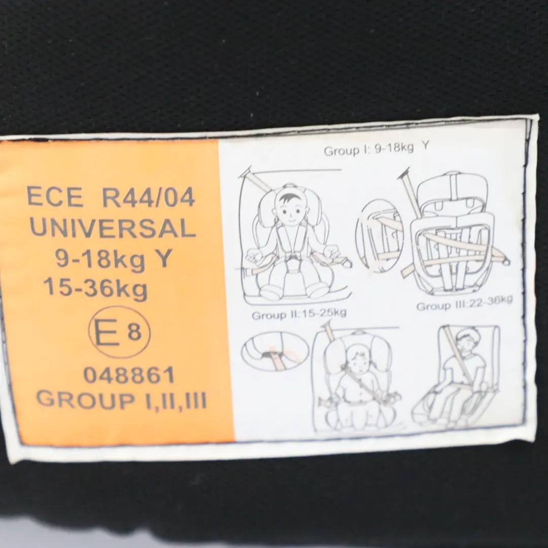  Halfords Car Seat Group 1/2/3 9-36 kg Universal - SKU BABY SEAT - Numéro de pièce BABY SEAT