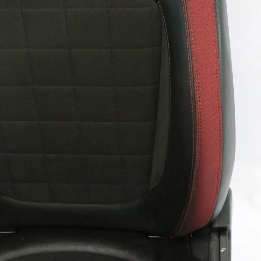 Seats Mini F56 John Cooper Works Heated Sport Dinamica Leather Carbon Black  - SKU F56 JCW Dinamica Seats - Part number F56 JCW Dinamica Seats