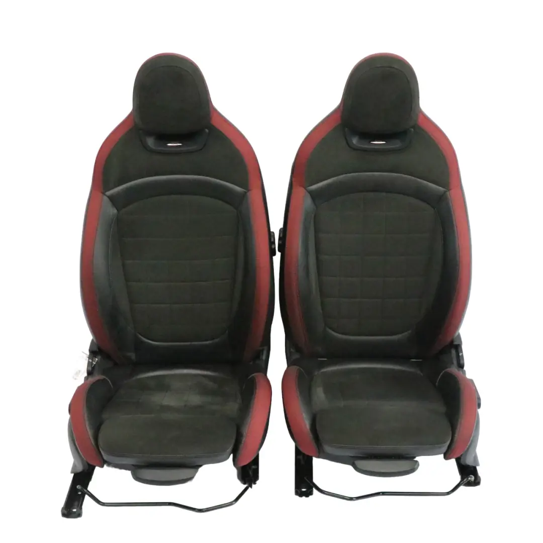  Sitze Mini F56 John Cooper Works Beheizt Sport Dinamica Leder Carbon Schwarz - SKU F56 JCW Dinamica Seats - Teilenummer F56 JCW Dinamica Seats