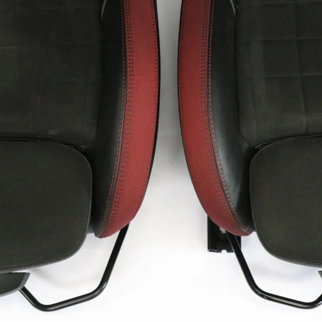 Seats Mini F56 John Cooper Works Heated Sport Dinamica Leather Carbon Black  - SKU F56 JCW Dinamica Seats - Part number F56 JCW Dinamica Seats