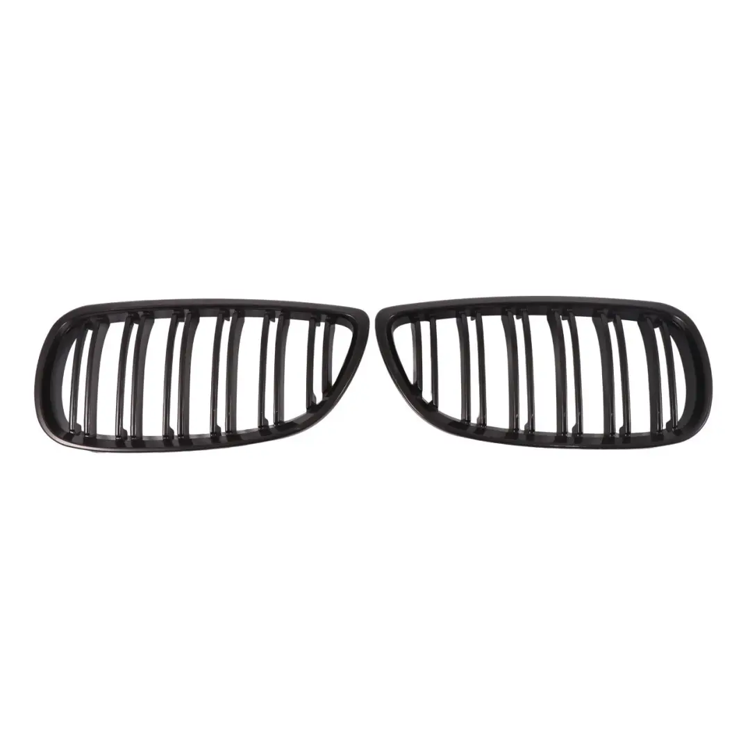 BMW E92 Front Grille Trim Kidney Right Left N/O/S Grid Black Set - SKU Grill E92 - Part number Grill E92
