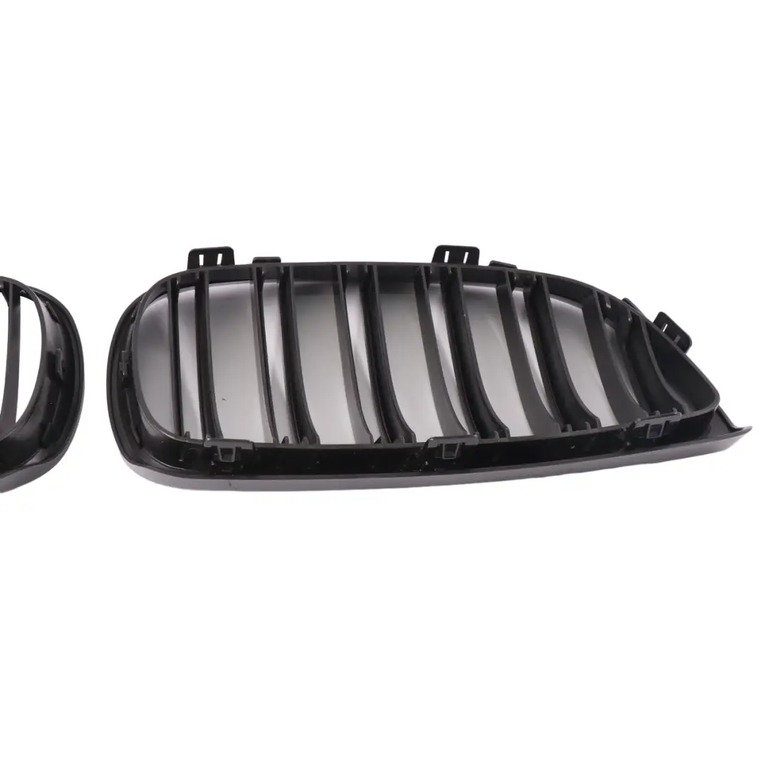 BMW E92 Front Grille Trim Kidney Right Left N/O/S Grid Black Set - SKU Grill E92 - Part number Grill E92