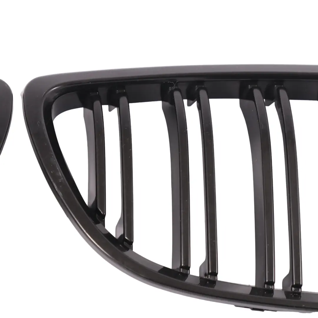 BMW E92 Front Grille Trim Kidney Right Left N/O/S Grid Black Set - SKU Grill E92 - Part number Grill E92