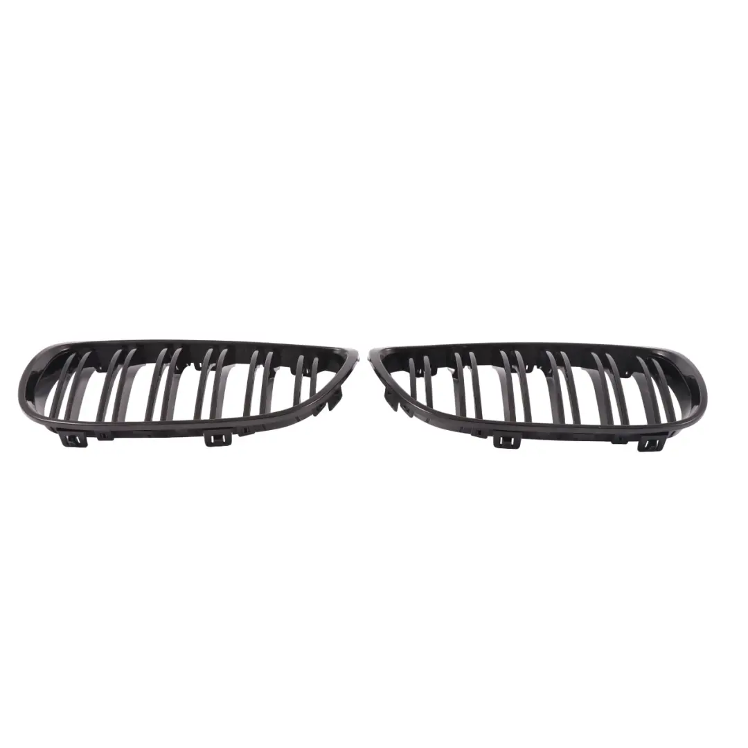 BMW E92 Front Grille Trim Kidney Right Left N/O/S Grid Black Set - SKU Grill E92 - Part number Grill E92