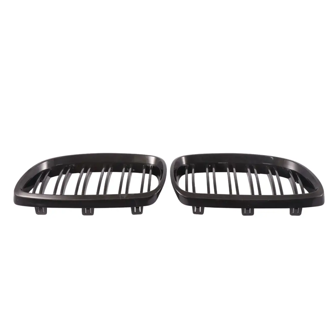 BMW E92 Front Grille Trim Kidney Right Left N/O/S Grid Black Set - SKU Grill E92 - Part number Grill E92