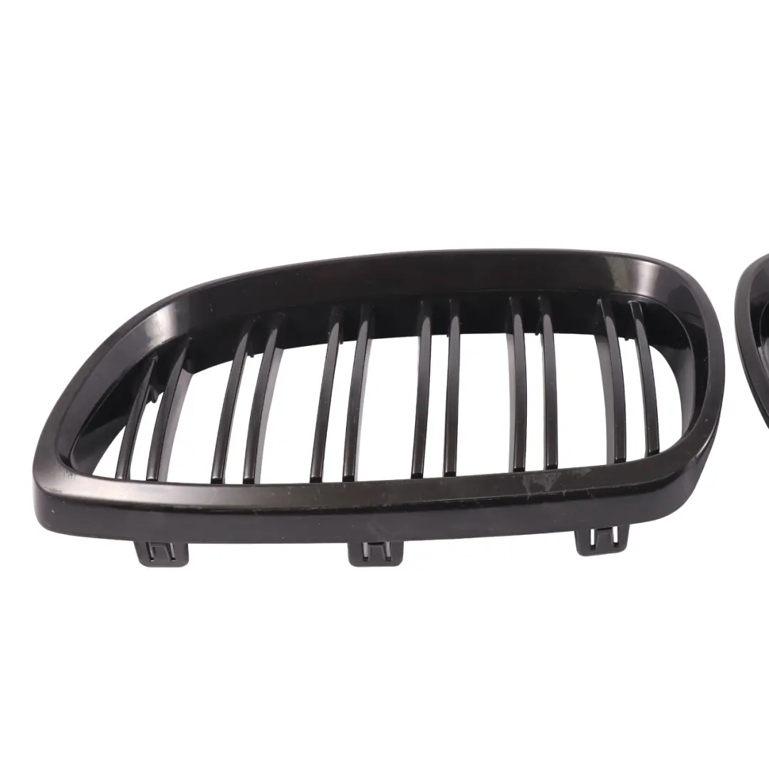 BMW E92 Front Grille Trim Kidney Right Left N/O/S Grid Black Set - SKU Grill E92 - Part number Grill E92
