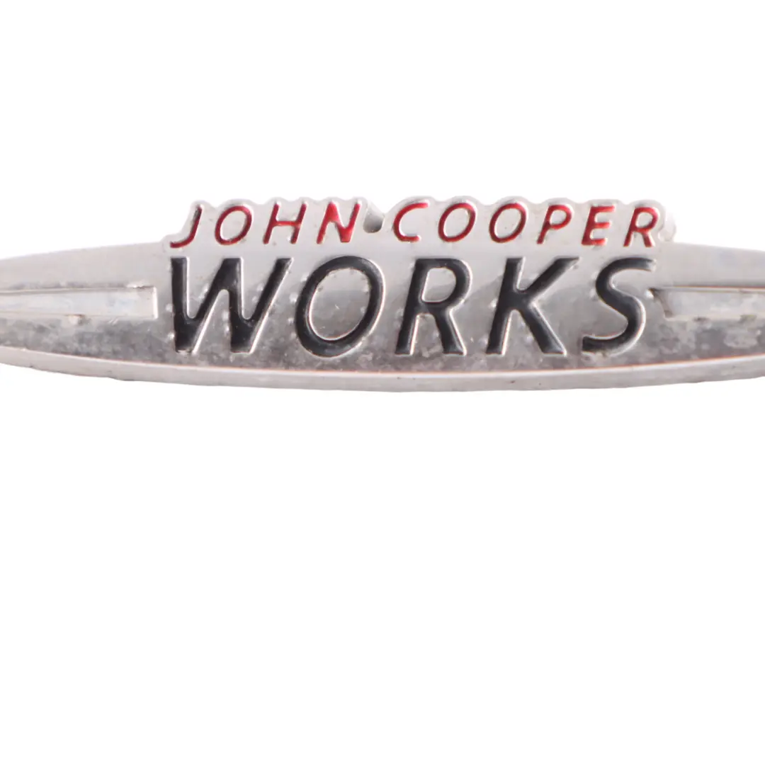 Emblema JCW Mini Cooper S John Cooper Works Logo Rivestimento del Bagagliaio per con numero di parte JCW Emblem-6 Emblema JCW Mini Cooper S John Cooper Works Logo Rivestimento del Bagagliaio - SKU JCW Emblem-6 - Numero di parte JCW Emblem-6