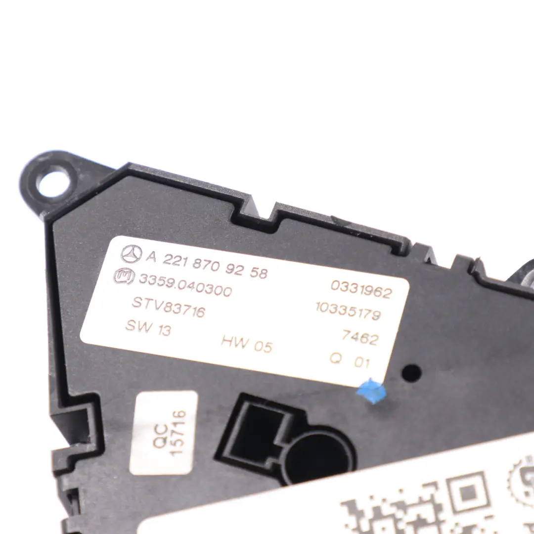 Seat Switch Mercedes W221 W216 Electric Seat Adjuster Front Door Left N/S - SKU lhd-A2218709258 - Part number A2218709258