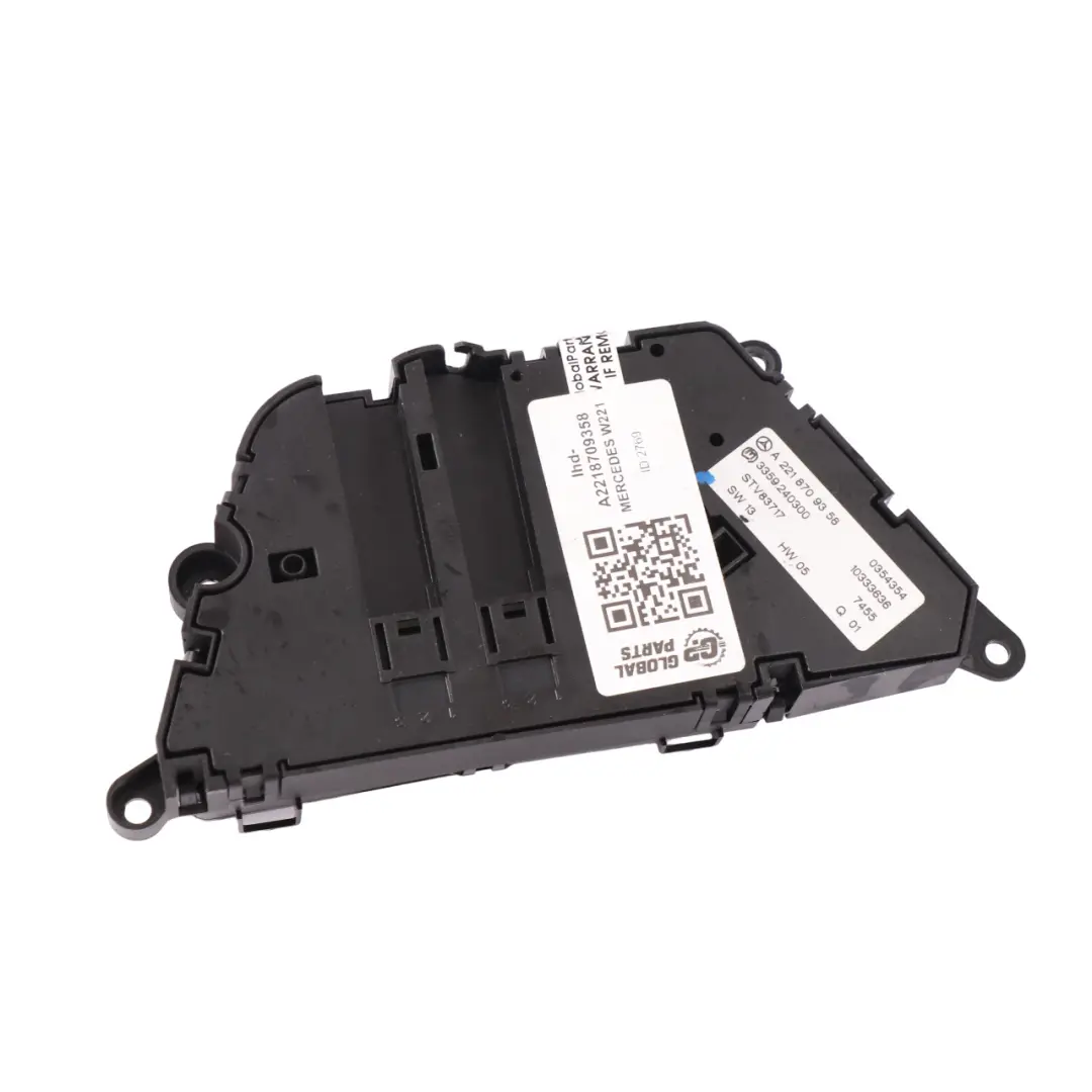 Interruttore di regolazione memoria sedile anteriore destro per Mercedes W221 con numero di parte A2218709358 Mercedes W221 Interruttore di regolazione memoria sedile anteriore destro - SKU lhd-A2218709358 - Numero di parte A2218709358