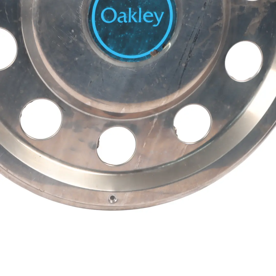  Oakley Chrome Full Wheel Trims 22.5 Inch Pair Wheel Trim Caps Panels Set - SKU OAKLEY 22.5 - Part number OAKLEY 22.5