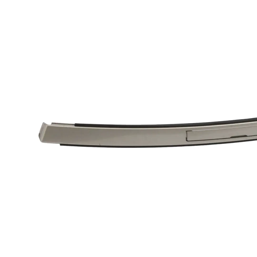 Roof Moulding Left N/S Strip Railing Trim Kaschmir Silver A72 to BMW E82 Coupe with Part number P0036149 BMW E82 Coupe Roof Moulding Left N/S Strip Railing Trim Kaschmir Silver A72 - SKU P0036149-KAS - Part number P0036149