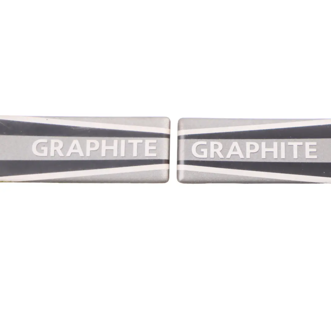 Mini Cooper Sticker Fenêtre Arrière Décalques Plaques Set - SKU R56 GRAPHITE - Numéro de pièce R56 GRAPHITE