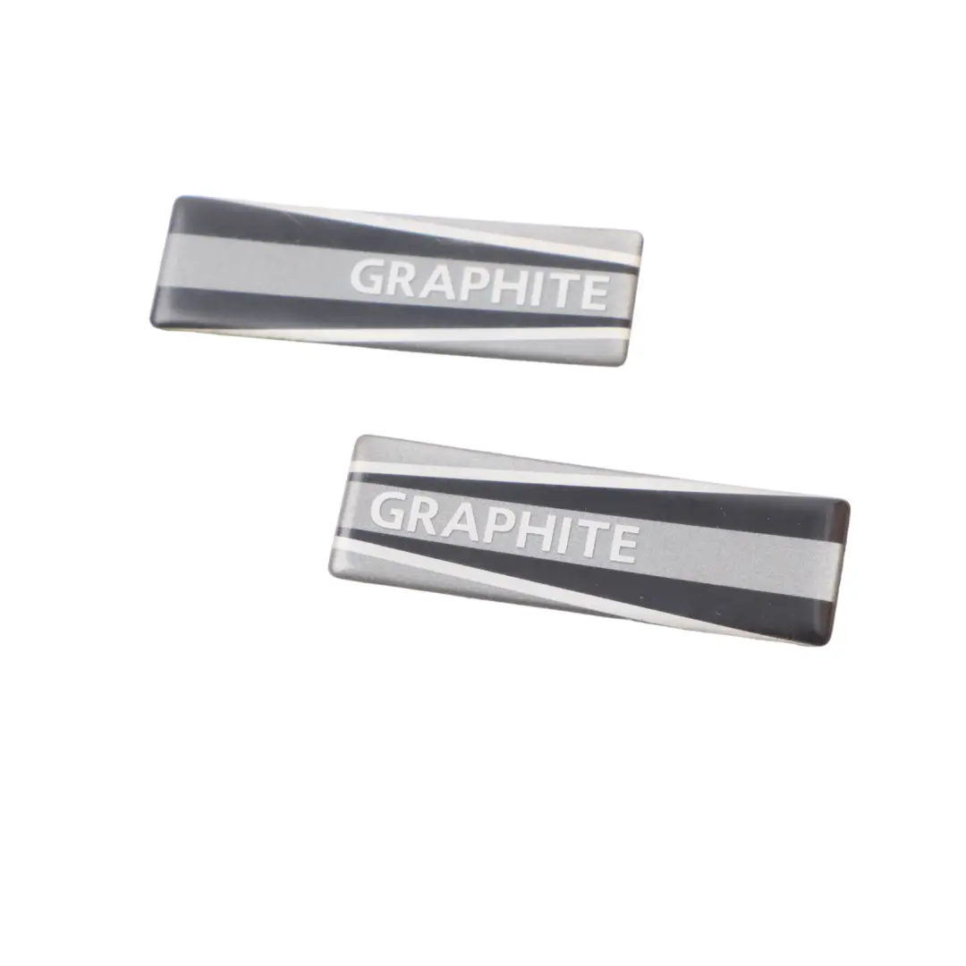 Mini Cooper Sticker Fenêtre Arrière Décalques Plaques Set - SKU R56 GRAPHITE - Numéro de pièce R56 GRAPHITE