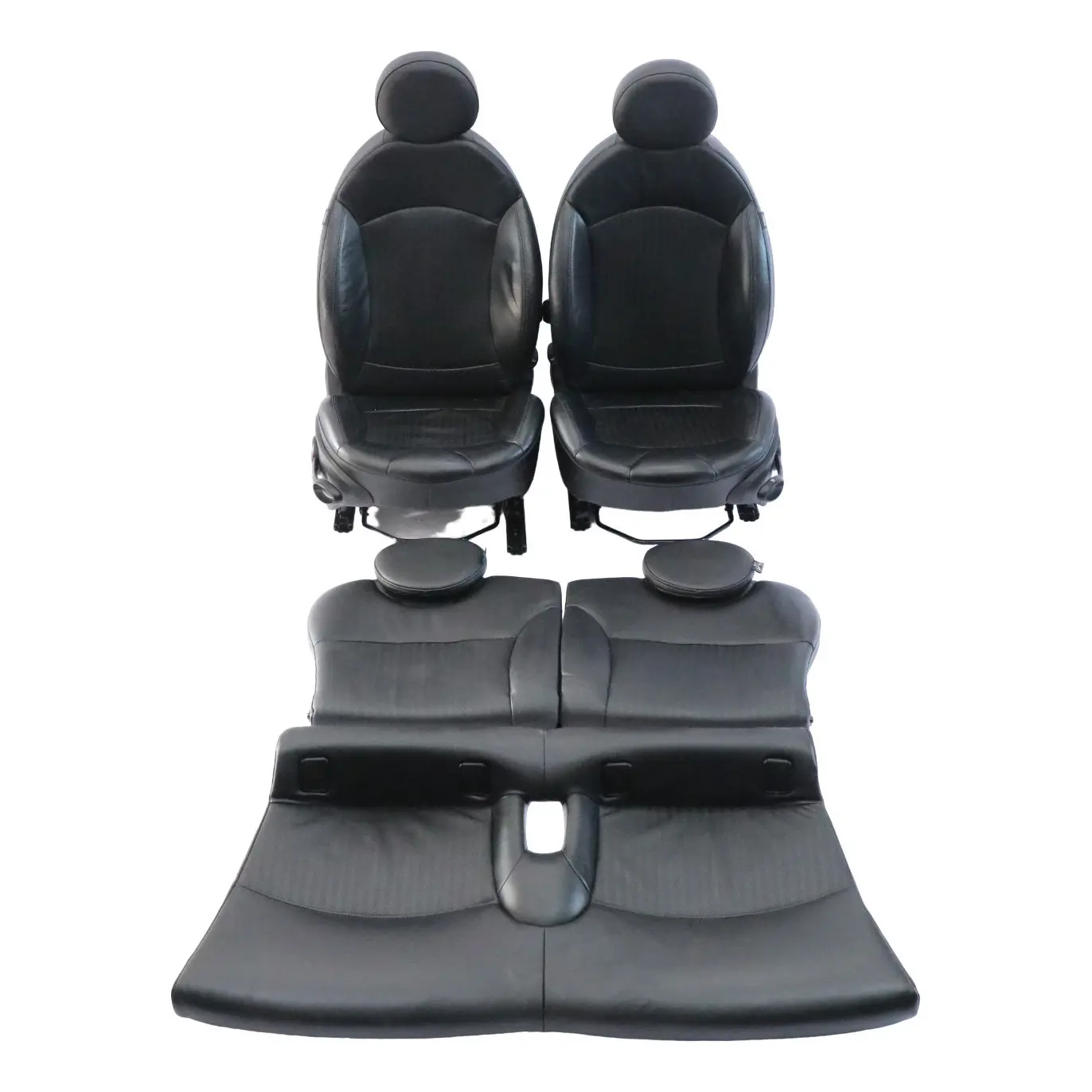 Mini Cooper One R56 Delantero Trasero Deportivo Completo Negro Asientos Set