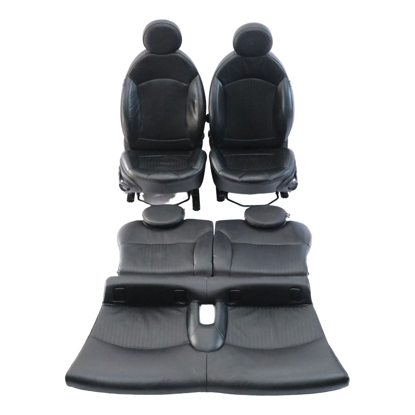 Mini R56 No Rear Seats Mini Cooper One R56 Ensemble De Sièges Sport Avant Et Arrière En Cuir Noir