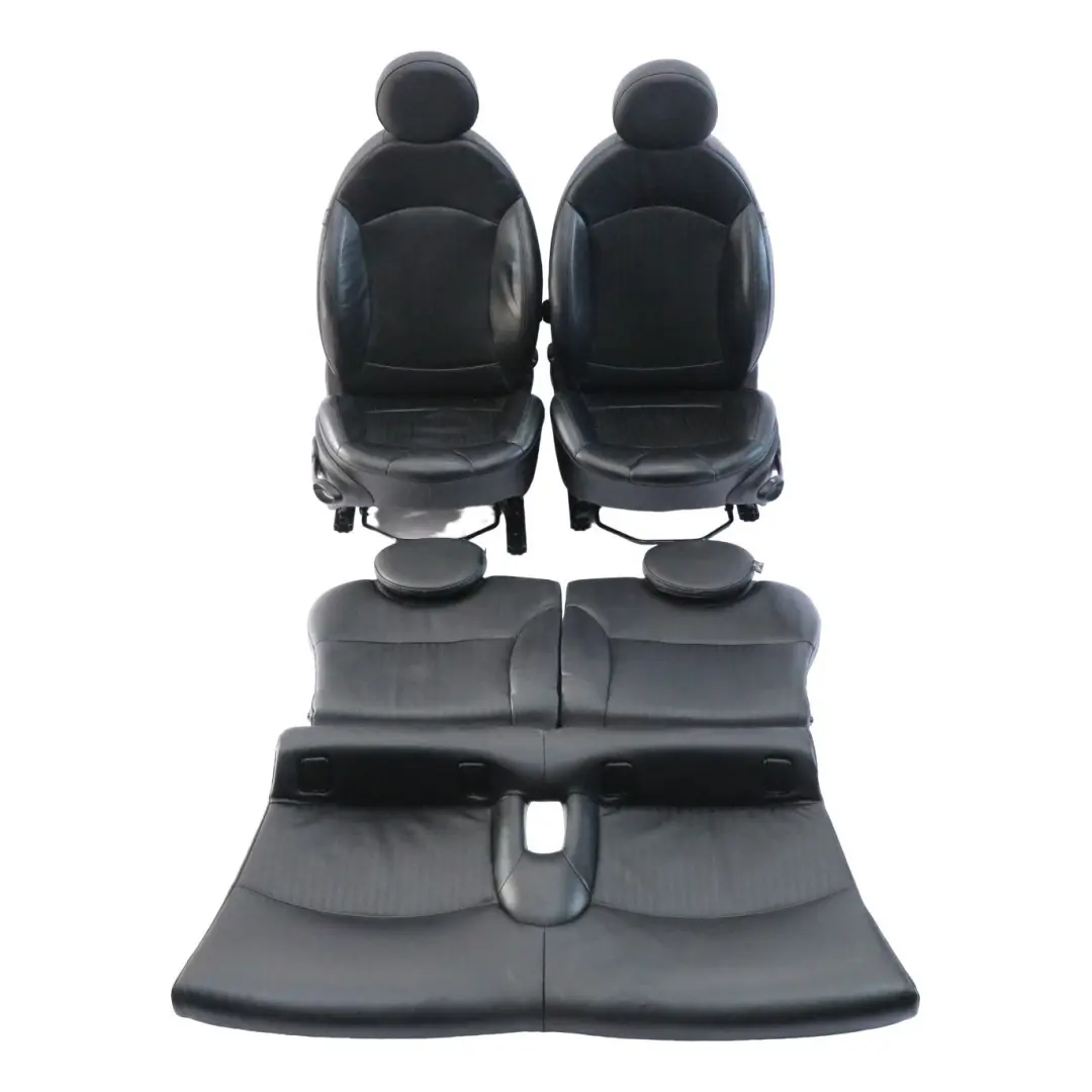 Mini Cooper One R56 Ensemble De Sièges Sport Avant Et Arrière En Cuir Noir - SKU R56-SEATS-SPORT-LEATHER-SET-T8E1 - Numéro de pièce R56-SEATS-SPORT-LEATHER-SET