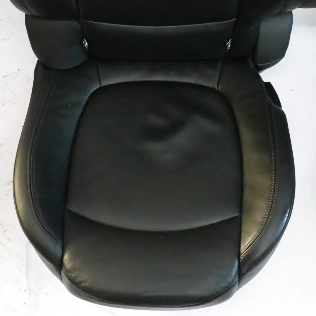 Heated Black Leather Gravity Interior Seats to Mini Paceman with Part number R61 Mini Paceman Heated Black Leather Gravity Interior Seats - SKU R61 Heated Leather Black Seats - Part number R61
