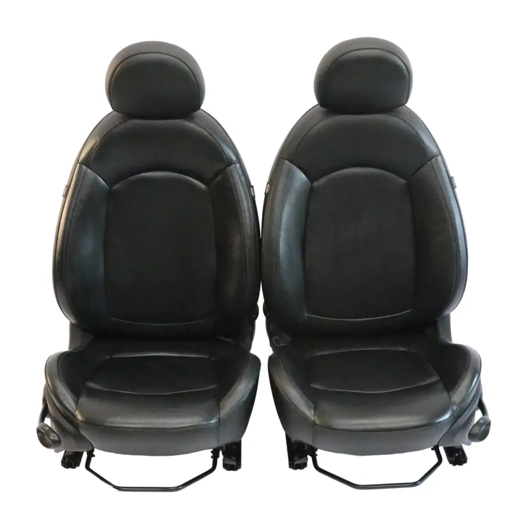 Beheizte Schwarze Leder Schwerkraft Interieur Sitze für Mini Paceman Cooper One mit Teilenummer R61 Mini Paceman Cooper One Beheizte Schwarze Leder Schwerkraft Interieur Sitze - SKU R61 Heated Leather Black Seats - Teilenummer R61