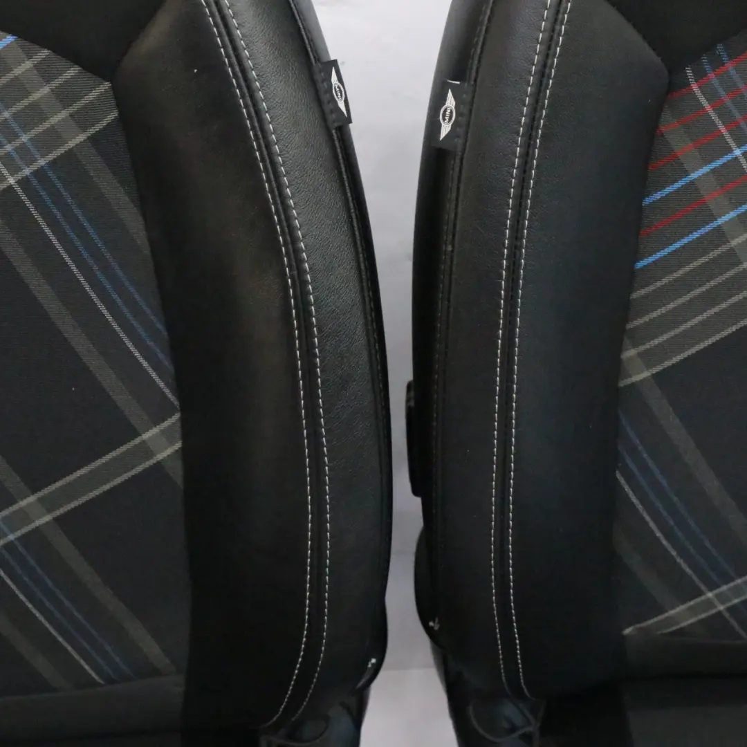 Mini Paceman R61 Fotele Sport Komplet Skóra Materiał Czarny Hot Cross - SKU R61 Seat Sport Cloth Leather Hot Cross Carbon - Numer Części R61 Seat Sport Cloth Leather Hot Cross Carbon